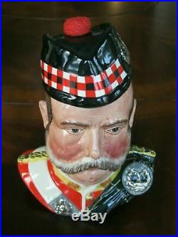 Royal Doulton The Piper D6918 & William Grant Character Jugs Mint Condition