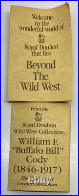 Royal Doulton The Wild West Collection 1984 Buffalo Bill Toby Jug D6735