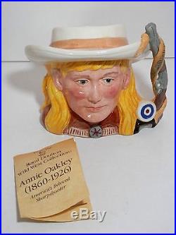 Royal Doulton, The Wild West Collection, Set of 6, Large Character Jugs, 1984