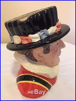Royal Doulton The Yeoman Of The Guard D6884 Higbee Le #107 Signed Character Jug
