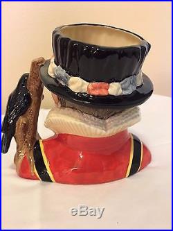 Royal Doulton The Yeoman Of The Guard D6884 Higbee Le #107 Signed Character Jug