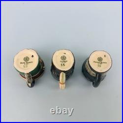 Royal Doulton Tinies Character Jugs Collection Ltd Edition 4cm Hand Made withStand