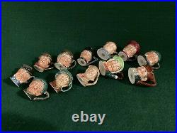 Royal Doulton Tiny Character Jug Complete Set (12 Jugs)