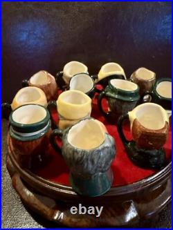 Royal Doulton Tiny Character Jug Set, Charles Dickens 12 pieces