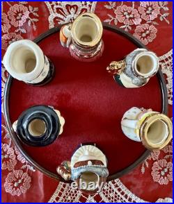 Royal Doulton Tiny Character Jugs, Kings & Queens Realm-6 pieces