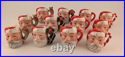 Royal Doulton Tiny Character Jugs Santa Claus Lot of 12 Wholesale Price