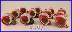 Royal Doulton Tiny Character Jugs Santa Claus Lot of 12 Wholesale Price