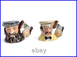 Royal Doulton Tiny Explorers Character Jugs Set With Display Stand