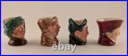 Royal Doulton Tiny Toby 1940 to 1960'Original' Charles Dickens Set 12 Jugs