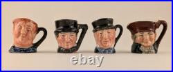 Royal Doulton Tiny Toby 1940 to 1960'Original' Charles Dickens Set 12 Jugs