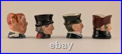 Royal Doulton Tiny Toby 1940 to 1960'Original' Charles Dickens Set 12 Jugs