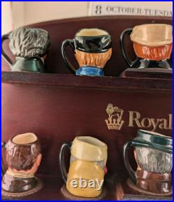 Royal Doulton Tiny Toby Character Jugs Charles Dickens Commemorative Full Set