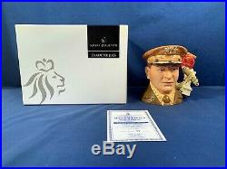 Royal Doulton Toby Character Jug D 7264 General MacArthur 77/100 withBox Signed