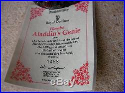Royal Doulton Toby Character Jug Limited Edition Flambe Aladdins Genie
