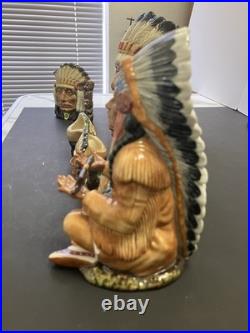 Royal Doulton Toby Jug 1966 North American Indian set/ The Chief statute