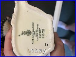 Royal Doulton Toby Jug 1966 North American Indian set/ The Chief statute