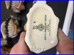 Royal Doulton Toby Jug 1966 North American Indian set/ The Chief statute
