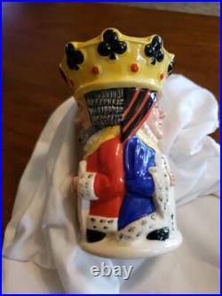 Royal Doulton Toby Jug Dble Sided KING/QUEEN OF CLUBS D6999 L/E 253/2500