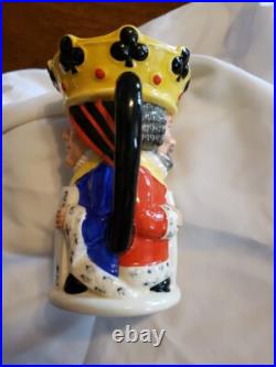 Royal Doulton Toby Jug Dble Sided KING/QUEEN OF CLUBS D6999 L/E 253/2500