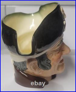 Royal Doulton Toby Jug Long John Silver Stien Mug 1951 Parrot Handle Cpt Flint