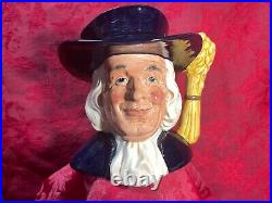 Royal Doulton Toby Jug MR. QUAKER D6738 Large Made in England Issued 1984