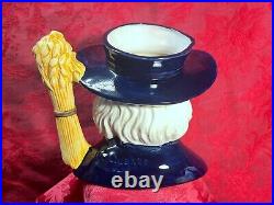 Royal Doulton Toby Jug MR. QUAKER D6738 Large Made in England Issued 1984