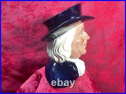 Royal Doulton Toby Jug MR. QUAKER D6738 Large Made in England Issued 1984