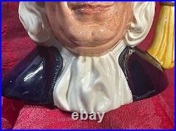 Royal Doulton Toby Jug MR. QUAKER D6738 Large Made in England Issued 1984