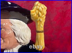 Royal Doulton Toby Jug MR. QUAKER D6738 Large Made in England Issued 1984
