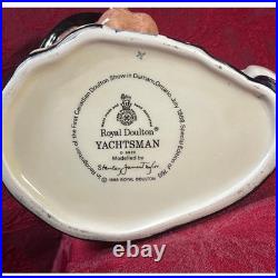 Royal Doulton Toby Jug THE YACHTSMAN D6820 Large England Vintage 1988 76 of 750