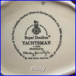 Royal Doulton Toby Jug THE YACHTSMAN D6820 Large England Vintage 1988 76 of 750