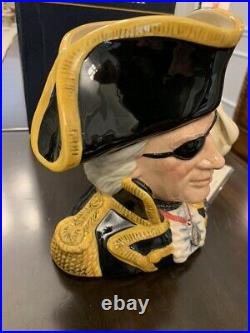 Royal Doulton Toby Jug Vice-admiral Lord Nelson Large D6932 Jug Of The Year 93