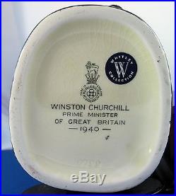 Royal Doulton Toby Jug Winston Churchill D6171 Backstamp A
