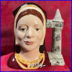Royal Doulton Toby Jug or Mug CATHERINE OF ARAGON D6657 Small England 1975