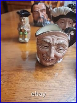 Royal Doulton Toby Jugs 18 Count in the lot, Large, Medium & Tini. Exc. Condit