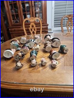 Royal Doulton Toby Jugs 18 Count in the lot, Large, Medium & Tini. Exc. Condit