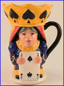 Royal Doulton Toby Jugs King & Queen Of Clubs Spades Diamonds Free Shipping