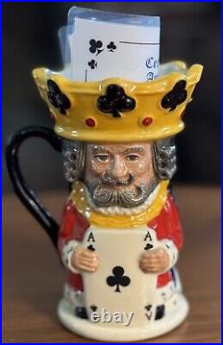 Royal Doulton Toby Jugs Set Of 4 King/Queen Of Hearts/Clubs/Diamonds/Spades