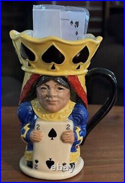 Royal Doulton Toby Jugs Set Of 4 King/Queen Of Hearts/Clubs/Diamonds/Spades