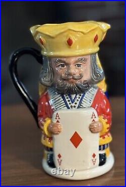 Royal Doulton Toby Jugs Set Of 4 King/Queen Of Hearts/Clubs/Diamonds/Spades