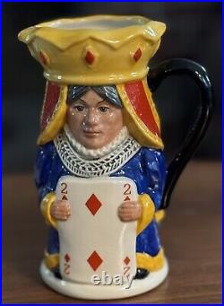 Royal Doulton Toby Jugs Set Of 4 King/Queen Of Hearts/Clubs/Diamonds/Spades