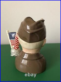 Royal Doulton Toby Large Character Jug General Dwight Eisenhower D6937 Ltd 1000