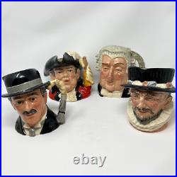 Royal Doulton Toby Large Character Jugs Lawyer Town Crier City Gent Beefeater