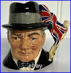 Royal Doulton Toby Mug Sir Winston Churchill D6849 Limited Edition 2503 Of 9500