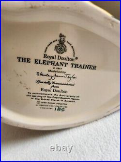Royal Doulton Toby Mug The Elephant Trainer Limited Edition Large 7 EUC