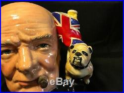 Royal Doulton Toby Mug Winston Churchill Toby Mug 1992 Character Jug Of The Year