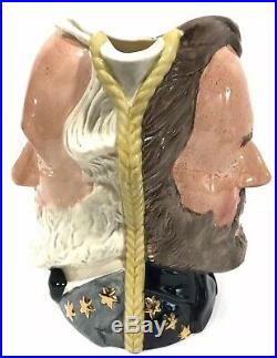 Royal Doulton Toby Two-Sided Jug THE ANTAGONIST CIVIL WAR GRANT / LEE D6698