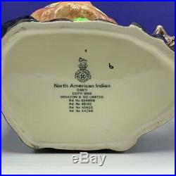 Royal Doulton Toby mug jug cup North American Indian D6611 figurine 1966 vtg mcm