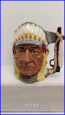 Royal Doulton Toby -the Battle Of Little Big Horn /george Custer /sitting Bull
