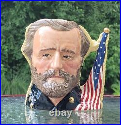 Royal Doulton Ulysses S. Grant / Robert E. Lee D6698 Antagonists' Toby Mug Jug